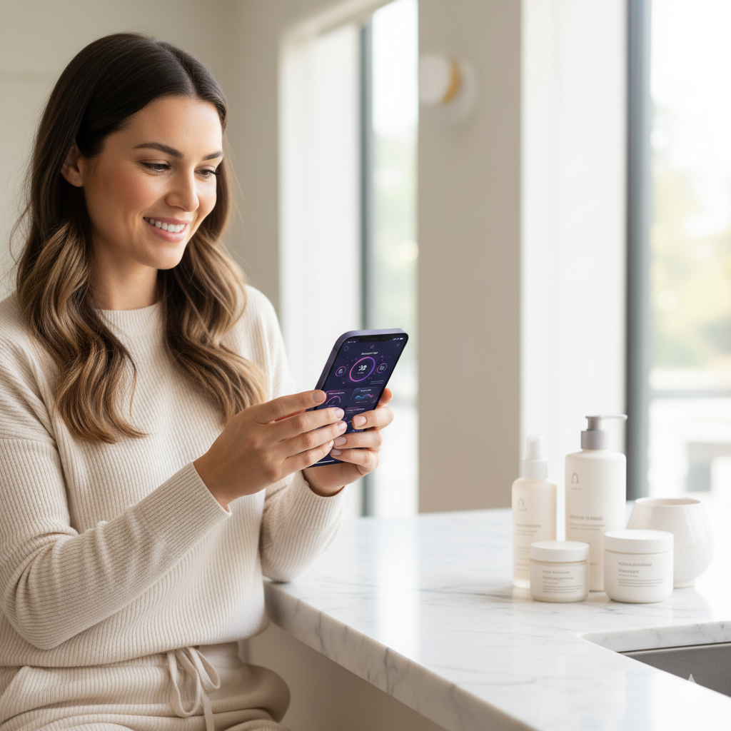 Using the BioAesthetica app